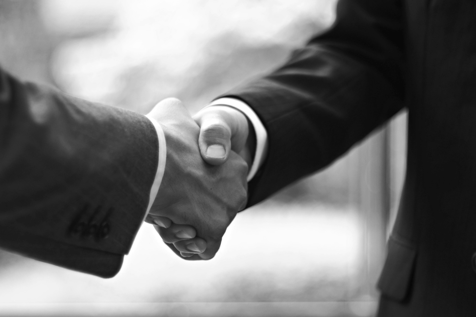 Shaking hands